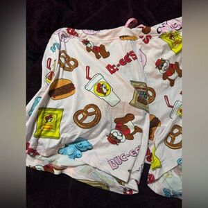 Fun Cartoon Print Pajama Shorts